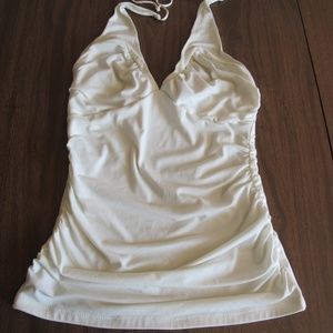 White Halter top